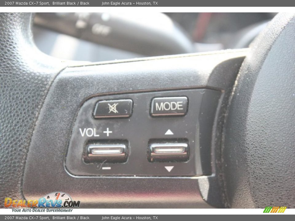 2007 Mazda CX-7 Sport Brilliant Black / Black Photo #33
