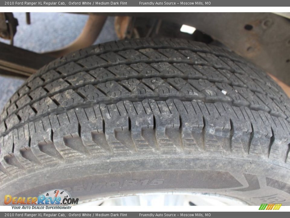 2010 Ford Ranger XL Regular Cab Oxford White / Medium Dark Flint Photo #17
