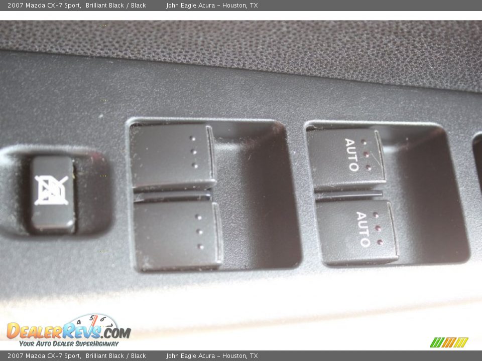 2007 Mazda CX-7 Sport Brilliant Black / Black Photo #35