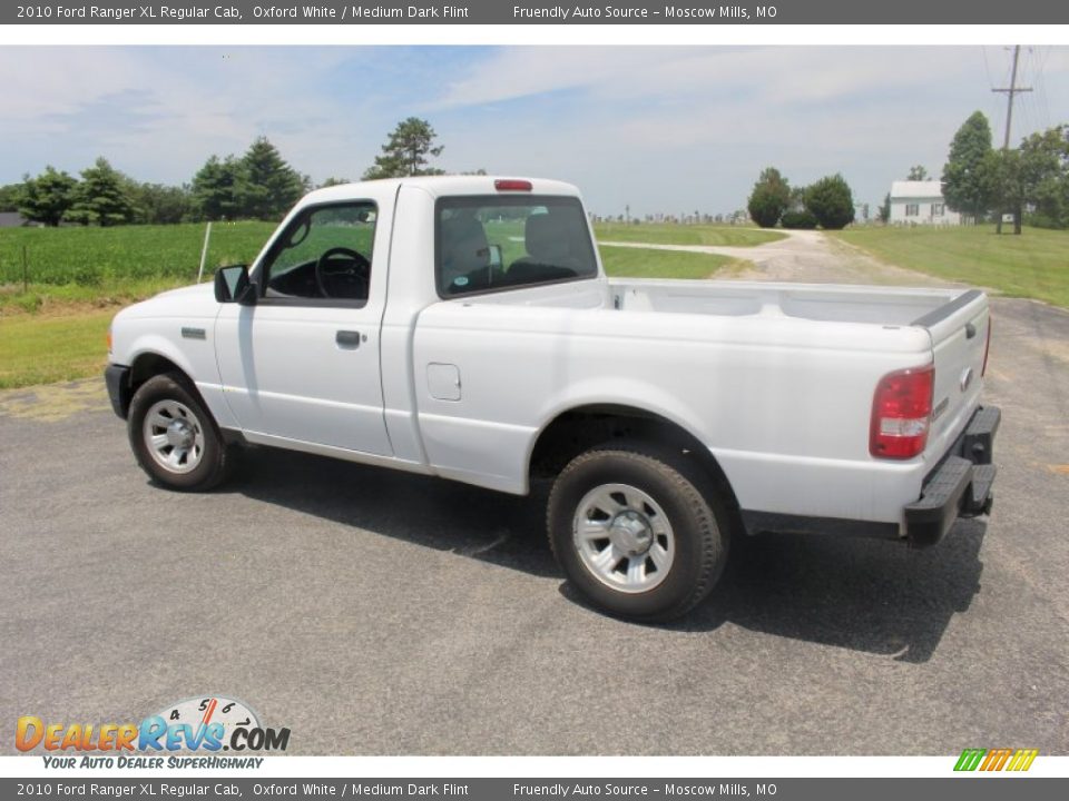2010 Ford Ranger XL Regular Cab Oxford White / Medium Dark Flint Photo #24