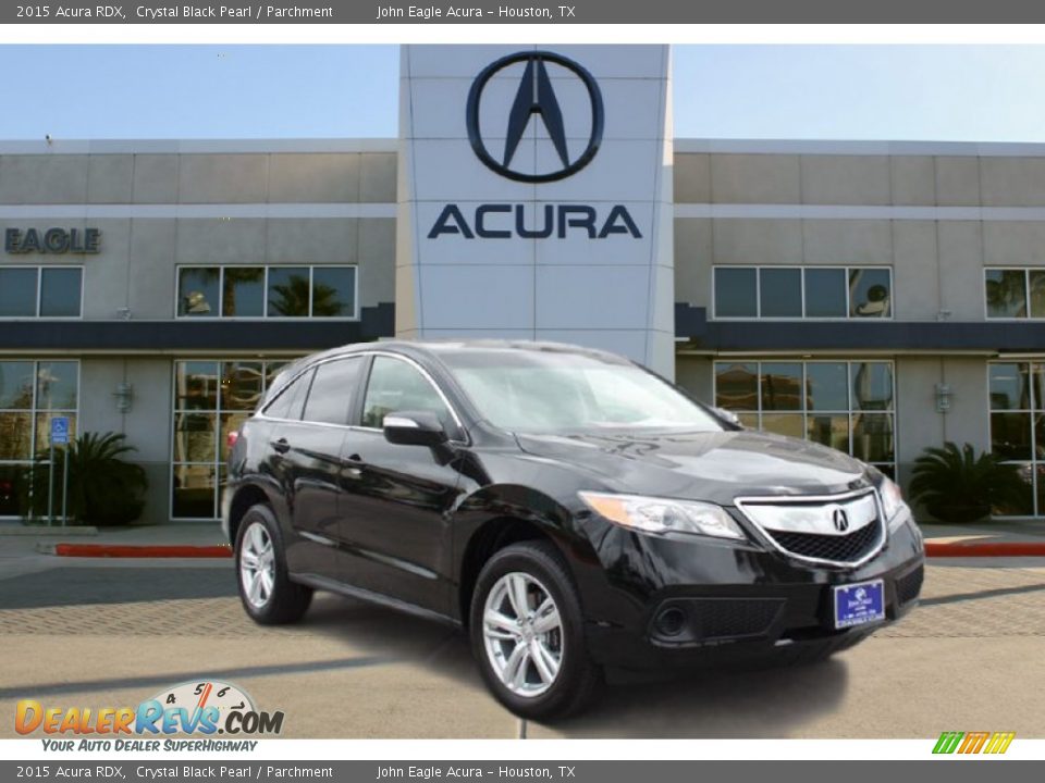 2015 Acura RDX Crystal Black Pearl / Parchment Photo #1