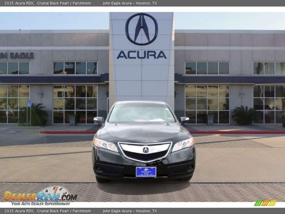 2015 Acura RDX Crystal Black Pearl / Parchment Photo #2