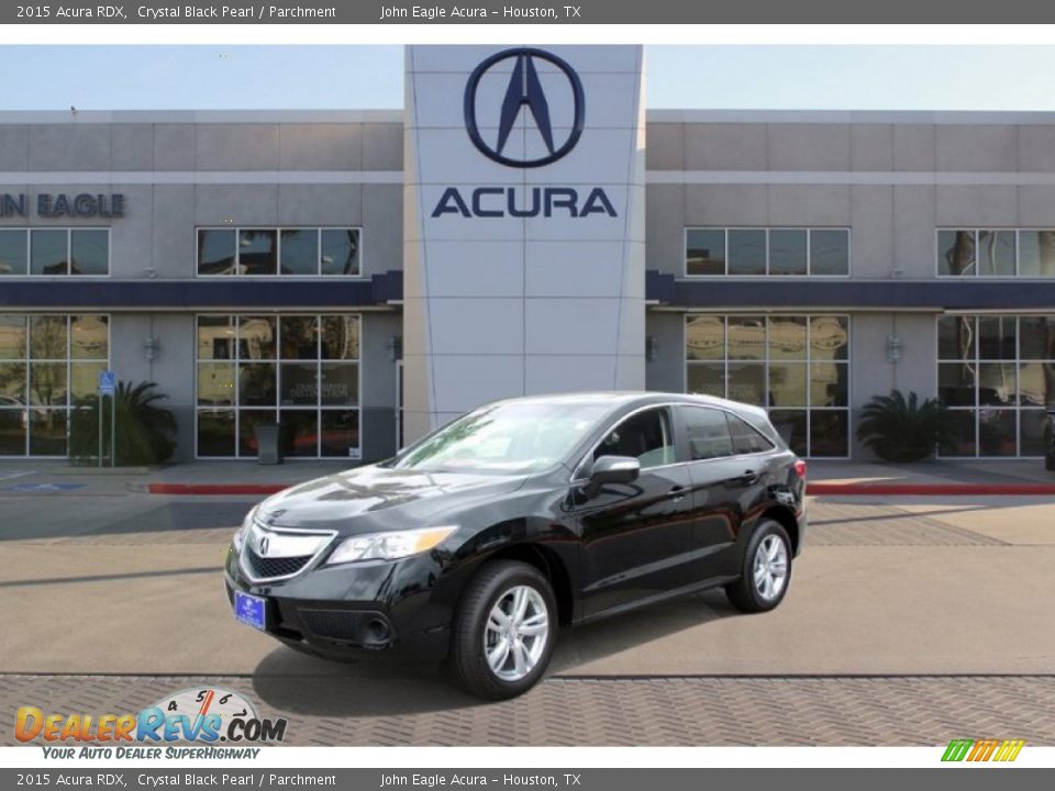 2015 Acura RDX Crystal Black Pearl / Parchment Photo #3