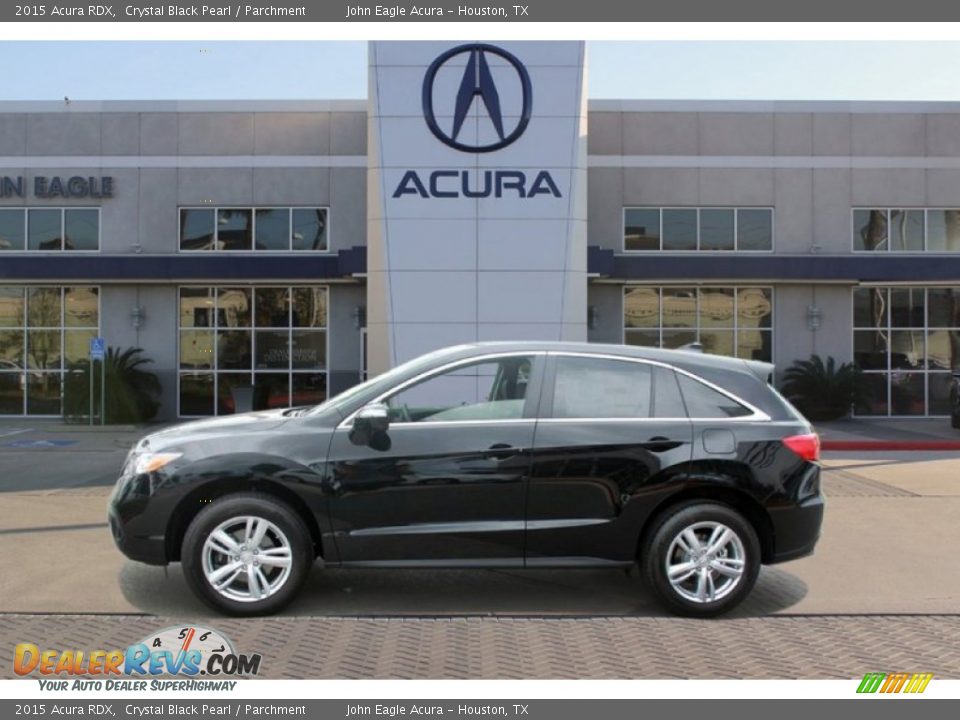 2015 Acura RDX Crystal Black Pearl / Parchment Photo #4