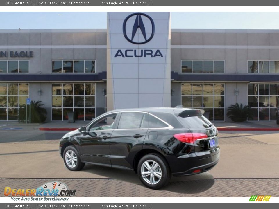 2015 Acura RDX Crystal Black Pearl / Parchment Photo #5