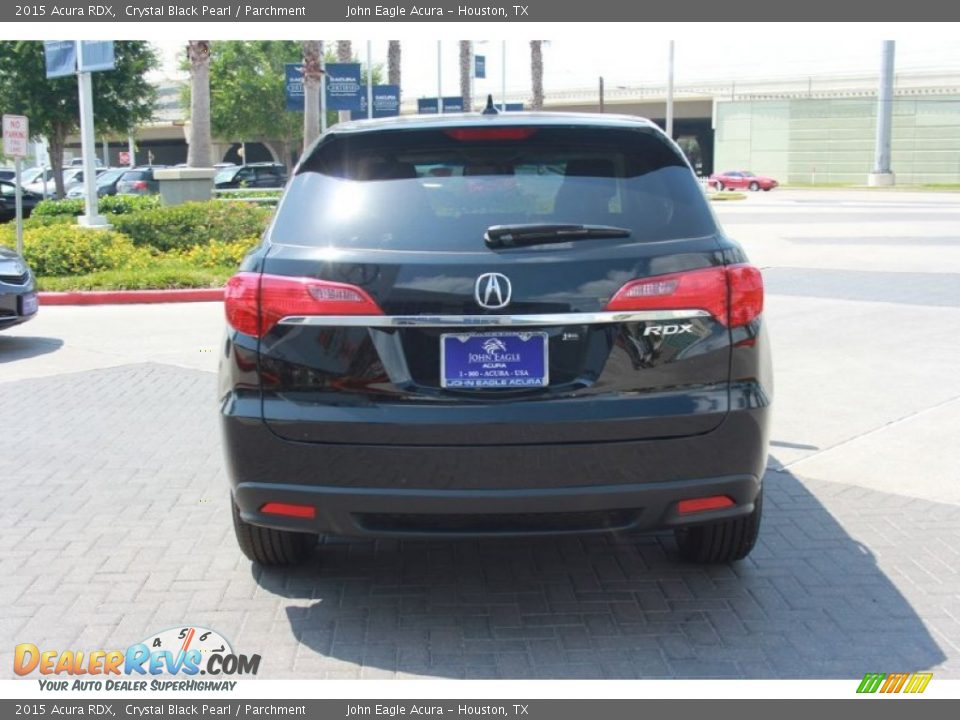 2015 Acura RDX Crystal Black Pearl / Parchment Photo #6