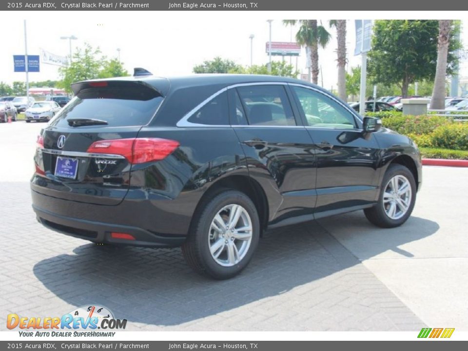 2015 Acura RDX Crystal Black Pearl / Parchment Photo #7