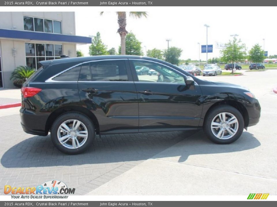 2015 Acura RDX Crystal Black Pearl / Parchment Photo #8