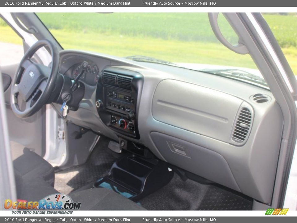 2010 Ford Ranger XL Regular Cab Oxford White / Medium Dark Flint Photo #29