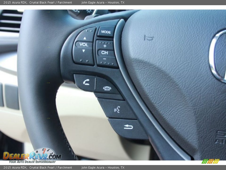 2015 Acura RDX Crystal Black Pearl / Parchment Photo #31