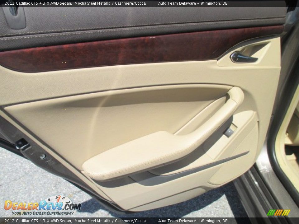 2012 Cadillac CTS 4 3.0 AWD Sedan Mocha Steel Metallic / Cashmere/Cocoa Photo #19