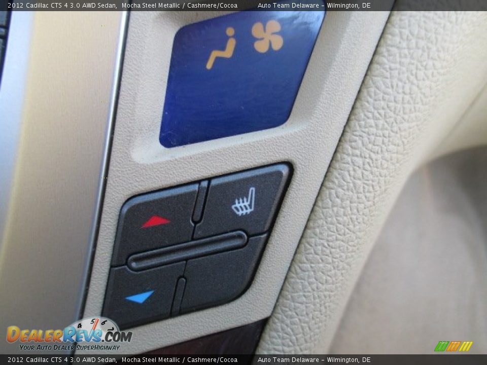 2012 Cadillac CTS 4 3.0 AWD Sedan Mocha Steel Metallic / Cashmere/Cocoa Photo #36