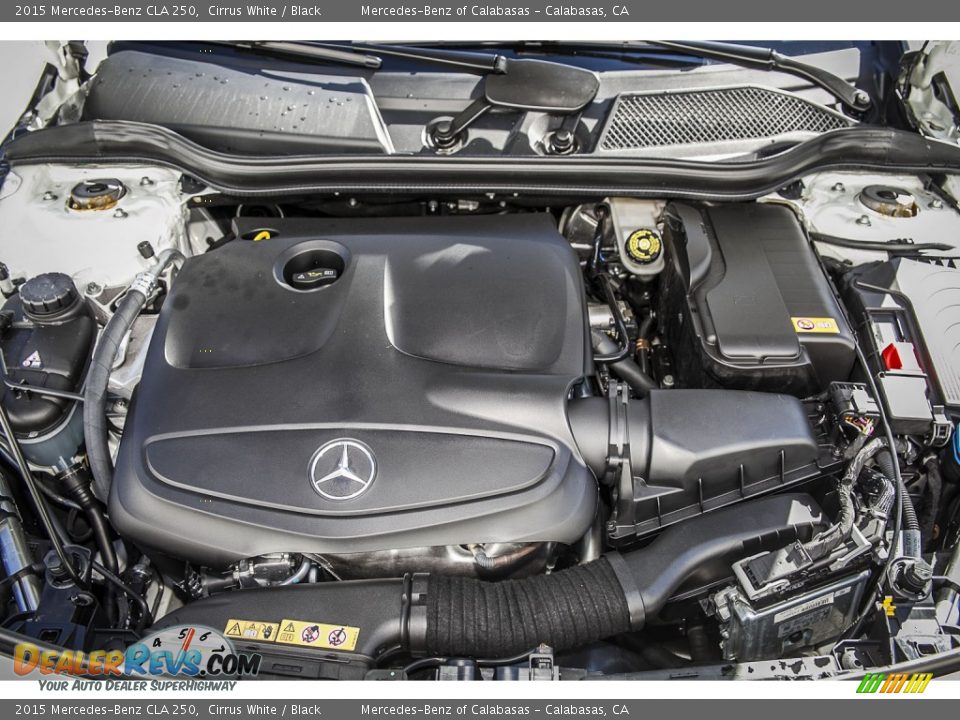 2015 Mercedes-Benz CLA 250 Cirrus White / Black Photo #7