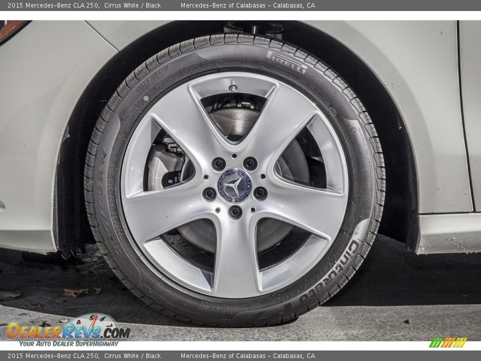 2015 Mercedes-Benz CLA 250 Cirrus White / Black Photo #8