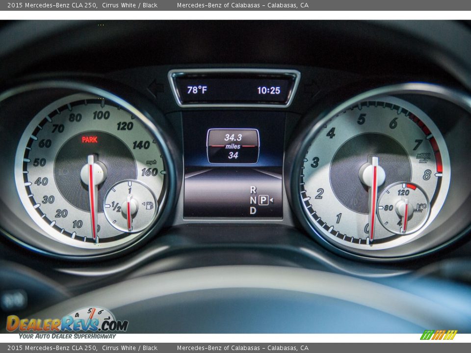2015 Mercedes-Benz CLA 250 Cirrus White / Black Photo #10