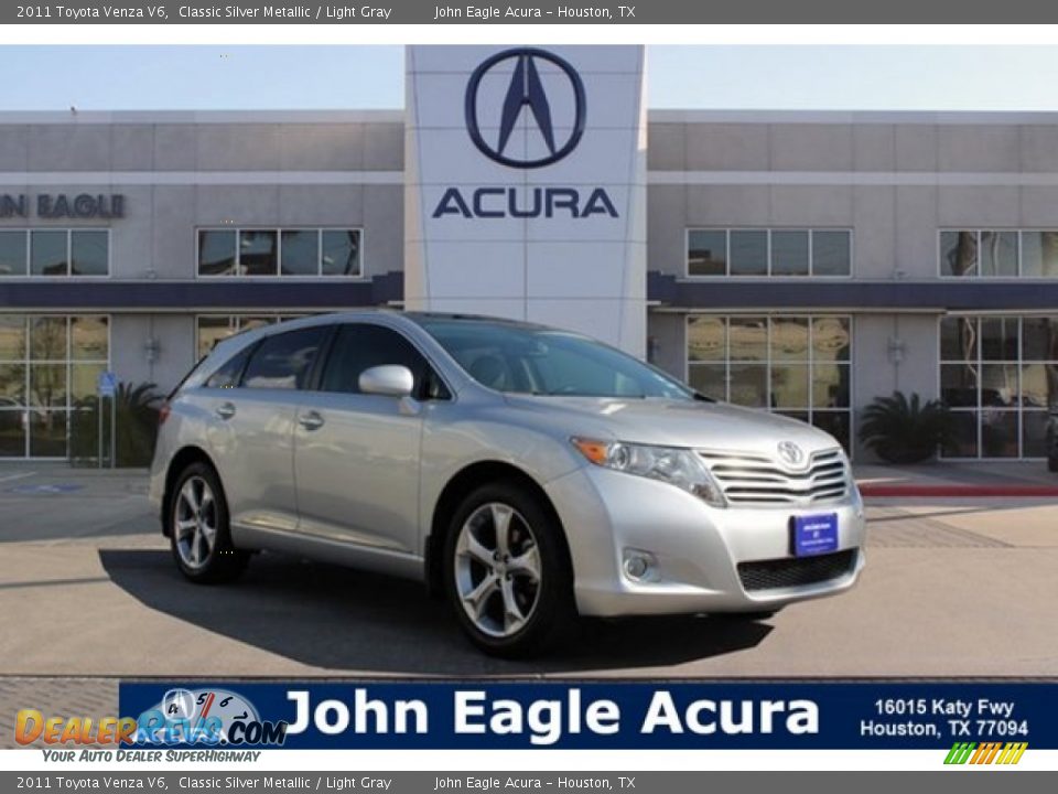 2011 Toyota Venza V6 Classic Silver Metallic / Light Gray Photo #1
