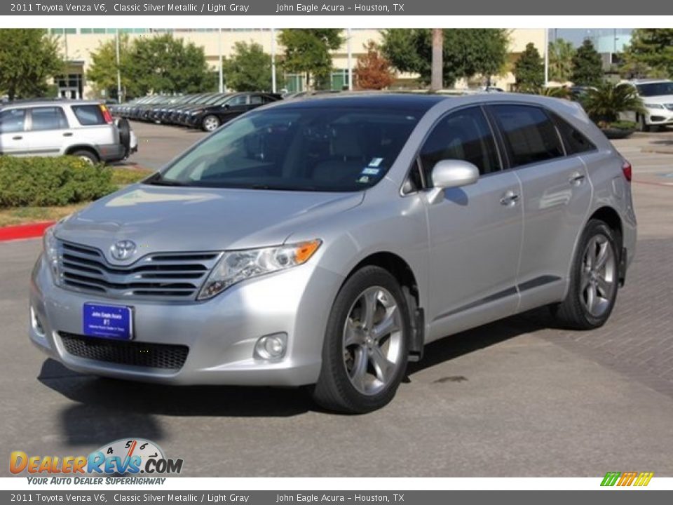 2011 Toyota Venza V6 Classic Silver Metallic / Light Gray Photo #2