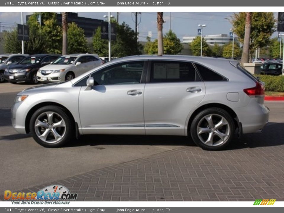 2011 Toyota Venza V6 Classic Silver Metallic / Light Gray Photo #4