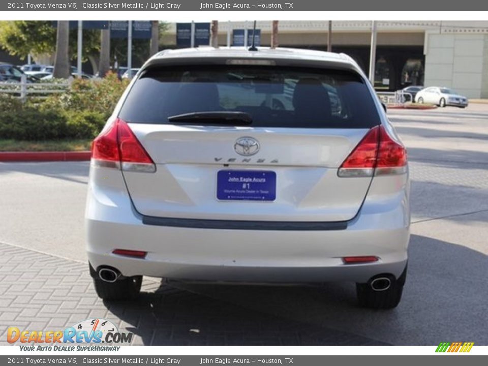2011 Toyota Venza V6 Classic Silver Metallic / Light Gray Photo #6