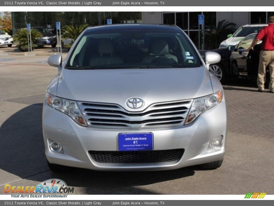2011 Toyota Venza V6 Classic Silver Metallic / Light Gray Photo #8