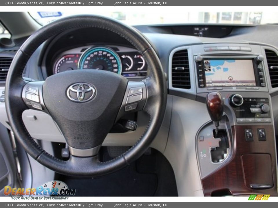 2011 Toyota Venza V6 Classic Silver Metallic / Light Gray Photo #9