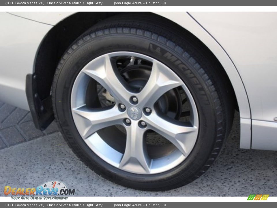 2011 Toyota Venza V6 Classic Silver Metallic / Light Gray Photo #11