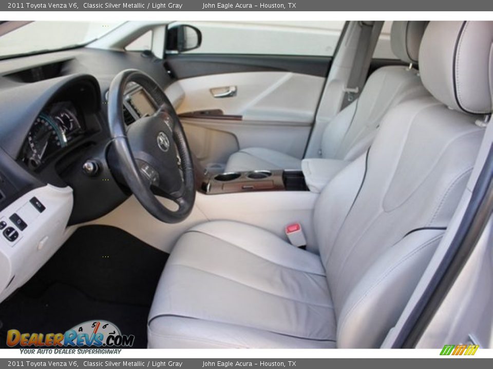 2011 Toyota Venza V6 Classic Silver Metallic / Light Gray Photo #15