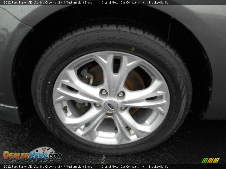 2012 Ford Fusion SE Sterling Grey Metallic / Medium Light Stone Photo #15