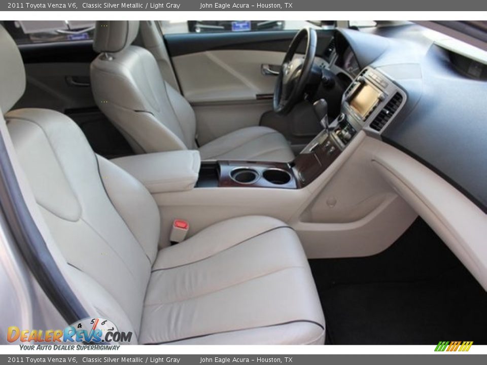 2011 Toyota Venza V6 Classic Silver Metallic / Light Gray Photo #25