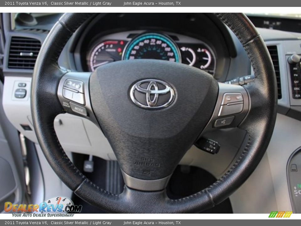 2011 Toyota Venza V6 Classic Silver Metallic / Light Gray Photo #31