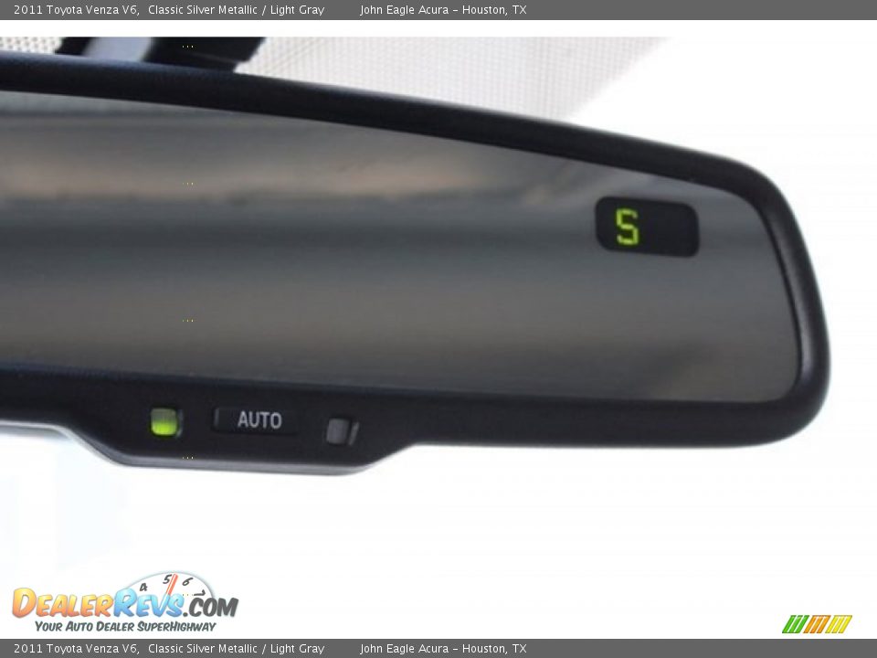 2011 Toyota Venza V6 Classic Silver Metallic / Light Gray Photo #35