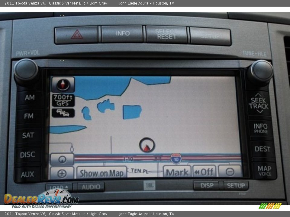 2011 Toyota Venza V6 Classic Silver Metallic / Light Gray Photo #36