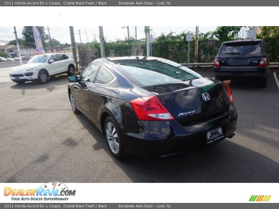 2011 Honda Accord EX-L Coupe Crystal Black Pearl / Black Photo #3