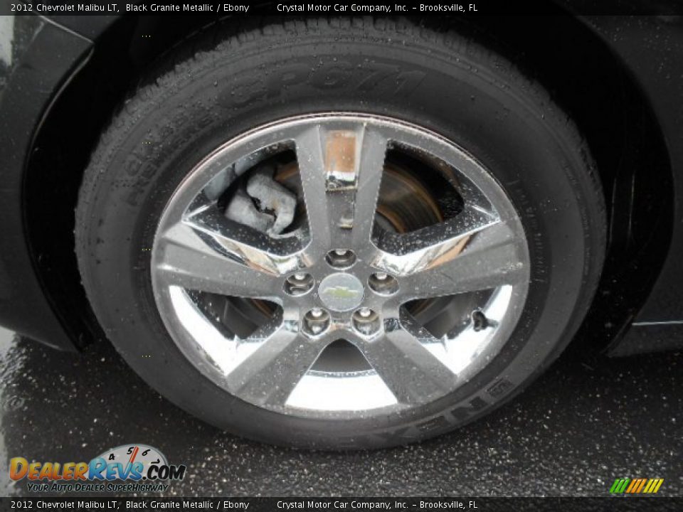 2012 Chevrolet Malibu LT Black Granite Metallic / Ebony Photo #16