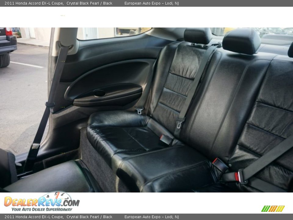 2011 Honda Accord EX-L Coupe Crystal Black Pearl / Black Photo #10