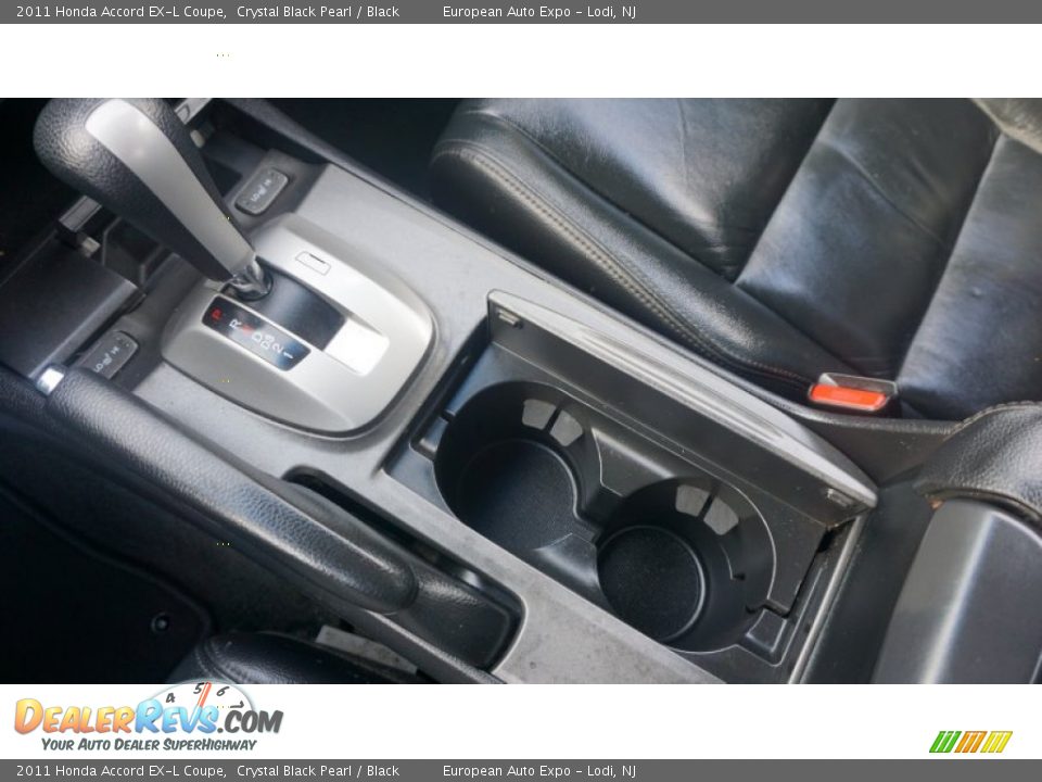 2011 Honda Accord EX-L Coupe Crystal Black Pearl / Black Photo #18