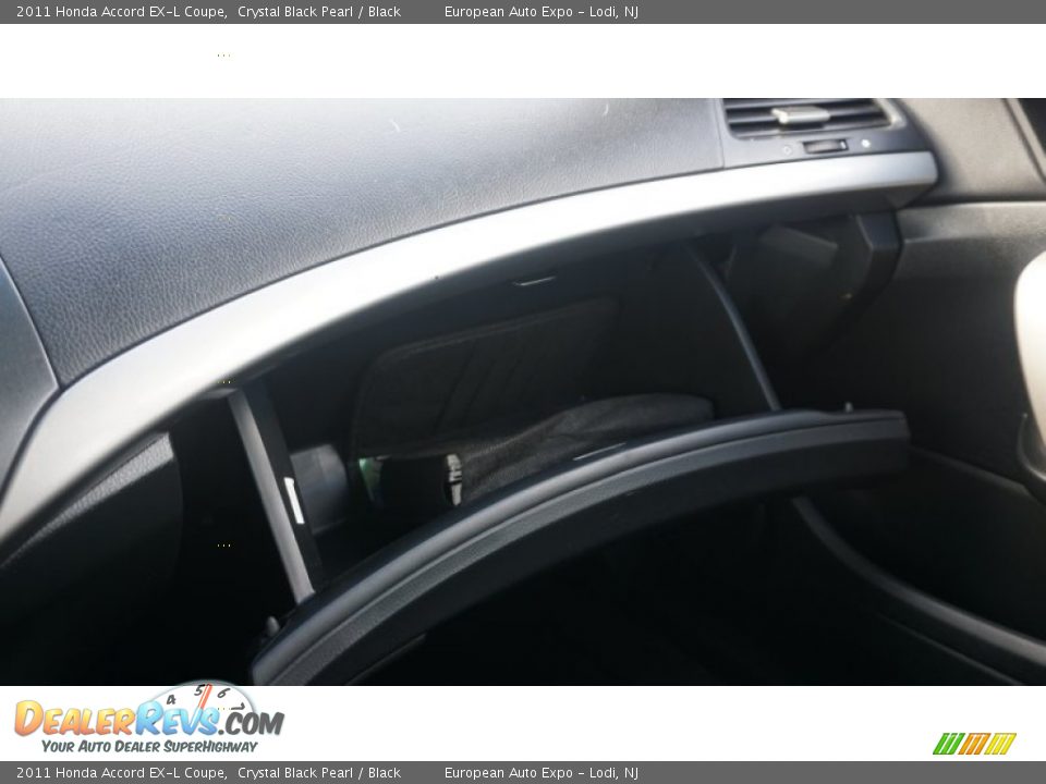 2011 Honda Accord EX-L Coupe Crystal Black Pearl / Black Photo #19