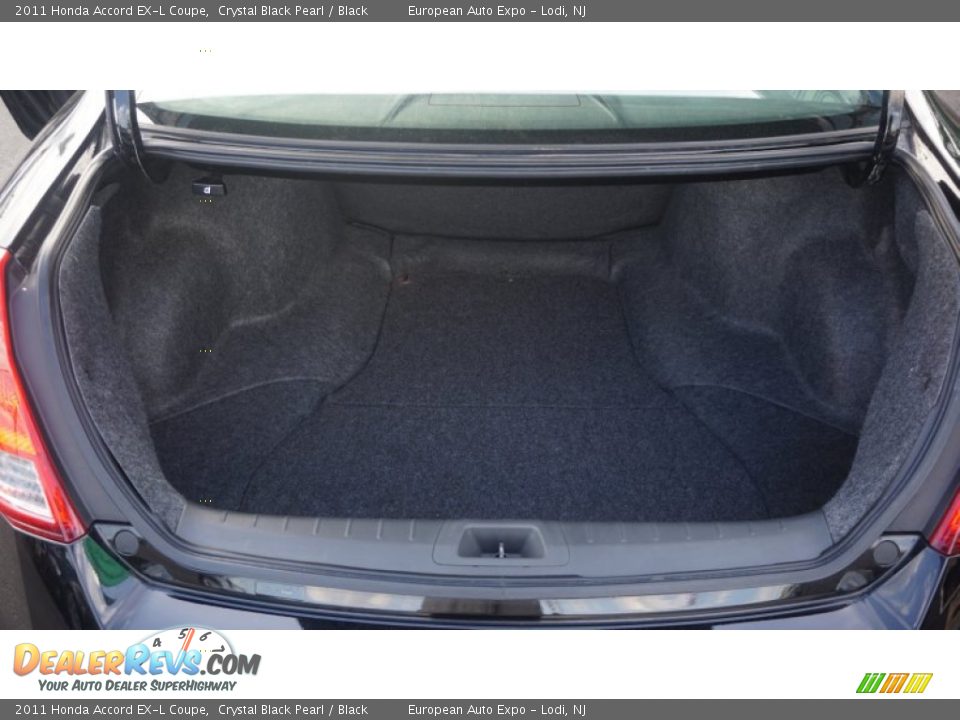 2011 Honda Accord EX-L Coupe Crystal Black Pearl / Black Photo #22