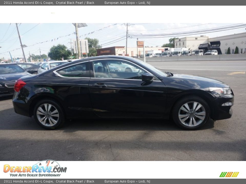 2011 Honda Accord EX-L Coupe Crystal Black Pearl / Black Photo #26