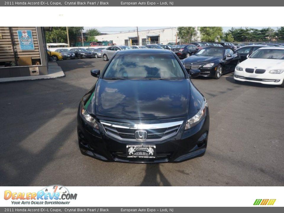 2011 Honda Accord EX-L Coupe Crystal Black Pearl / Black Photo #29