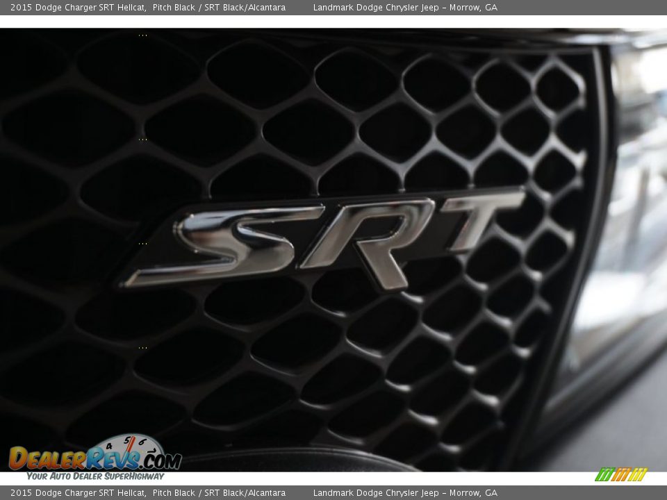 2015 Dodge Charger SRT Hellcat Pitch Black / SRT Black/Alcantara Photo #5