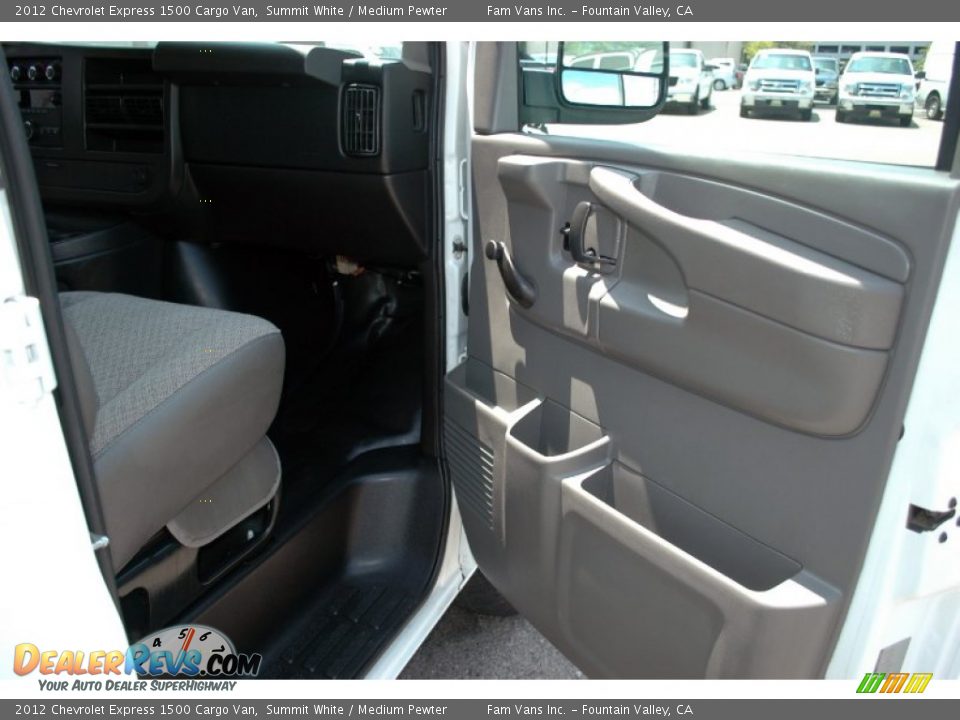 2012 Chevrolet Express 1500 Cargo Van Summit White / Medium Pewter Photo #10