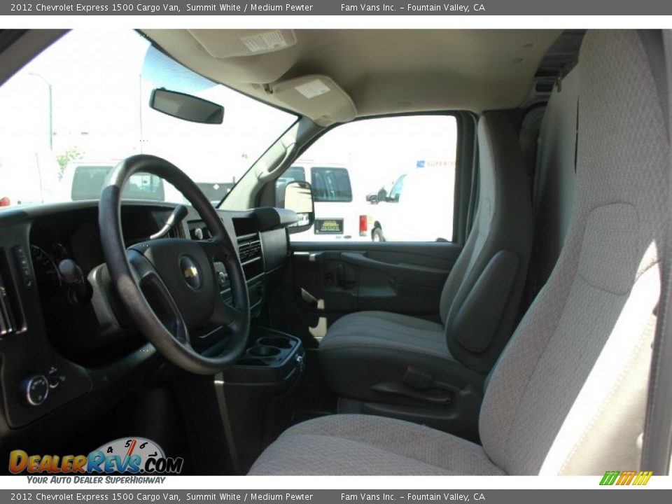 2012 Chevrolet Express 1500 Cargo Van Summit White / Medium Pewter Photo #14
