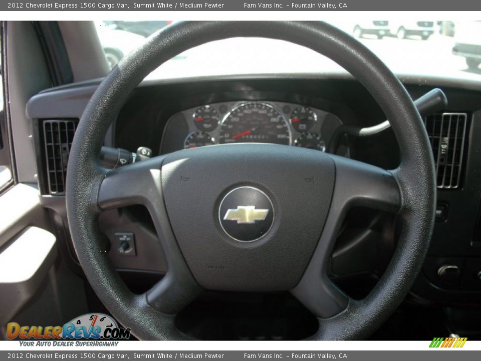 2012 Chevrolet Express 1500 Cargo Van Summit White / Medium Pewter Photo #17