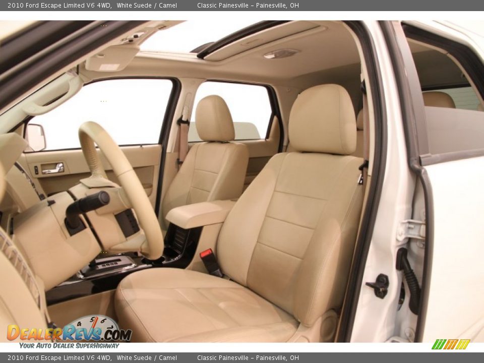 2010 Ford Escape Limited V6 4WD White Suede / Camel Photo #5