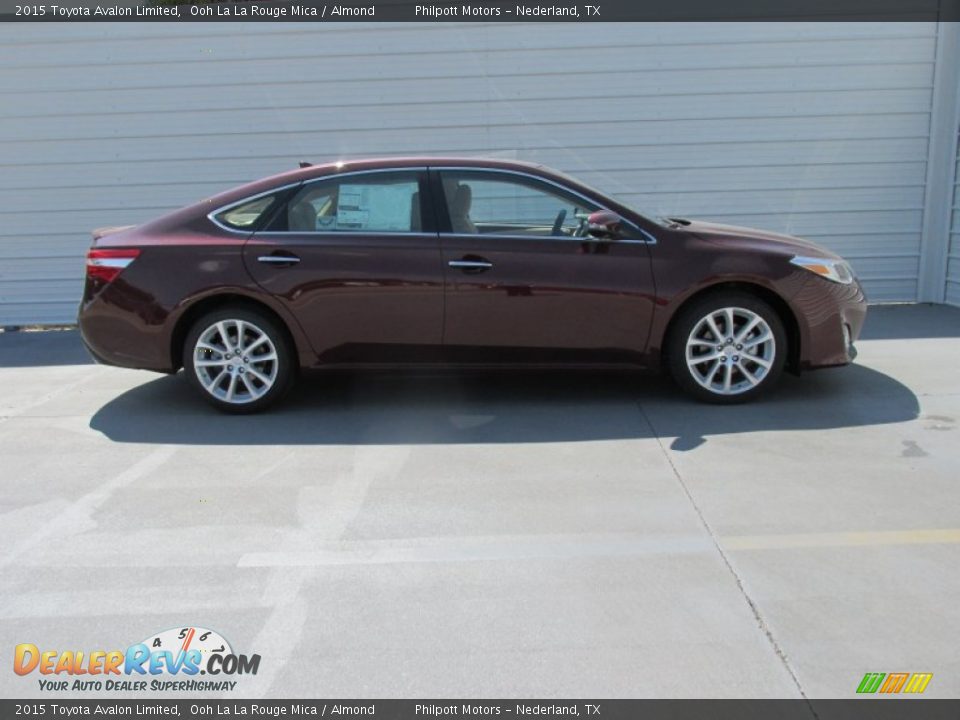 2015 Toyota Avalon Limited Ooh La La Rouge Mica / Almond Photo #3