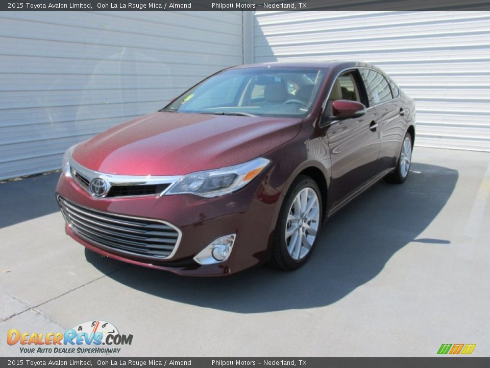 2015 Toyota Avalon Limited Ooh La La Rouge Mica / Almond Photo #7