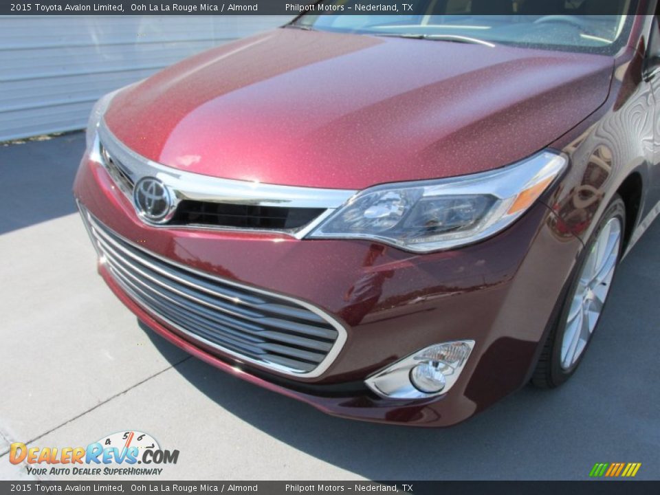 2015 Toyota Avalon Limited Ooh La La Rouge Mica / Almond Photo #10