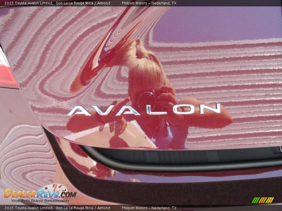 2015 Toyota Avalon Limited Ooh La La Rouge Mica / Almond Photo #13
