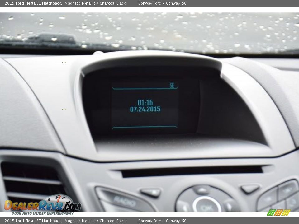 2015 Ford Fiesta SE Hatchback Magnetic Metallic / Charcoal Black Photo #21